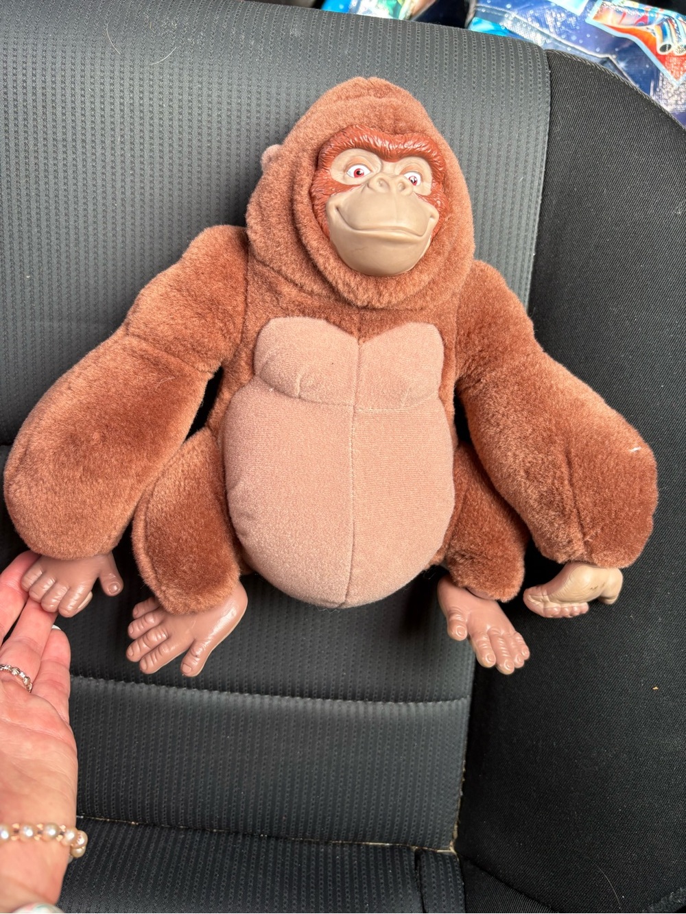1999 Mattel Disney Tarzan KALA Gorilla 9" Plush Vinyl Face Hands Feet Vintage